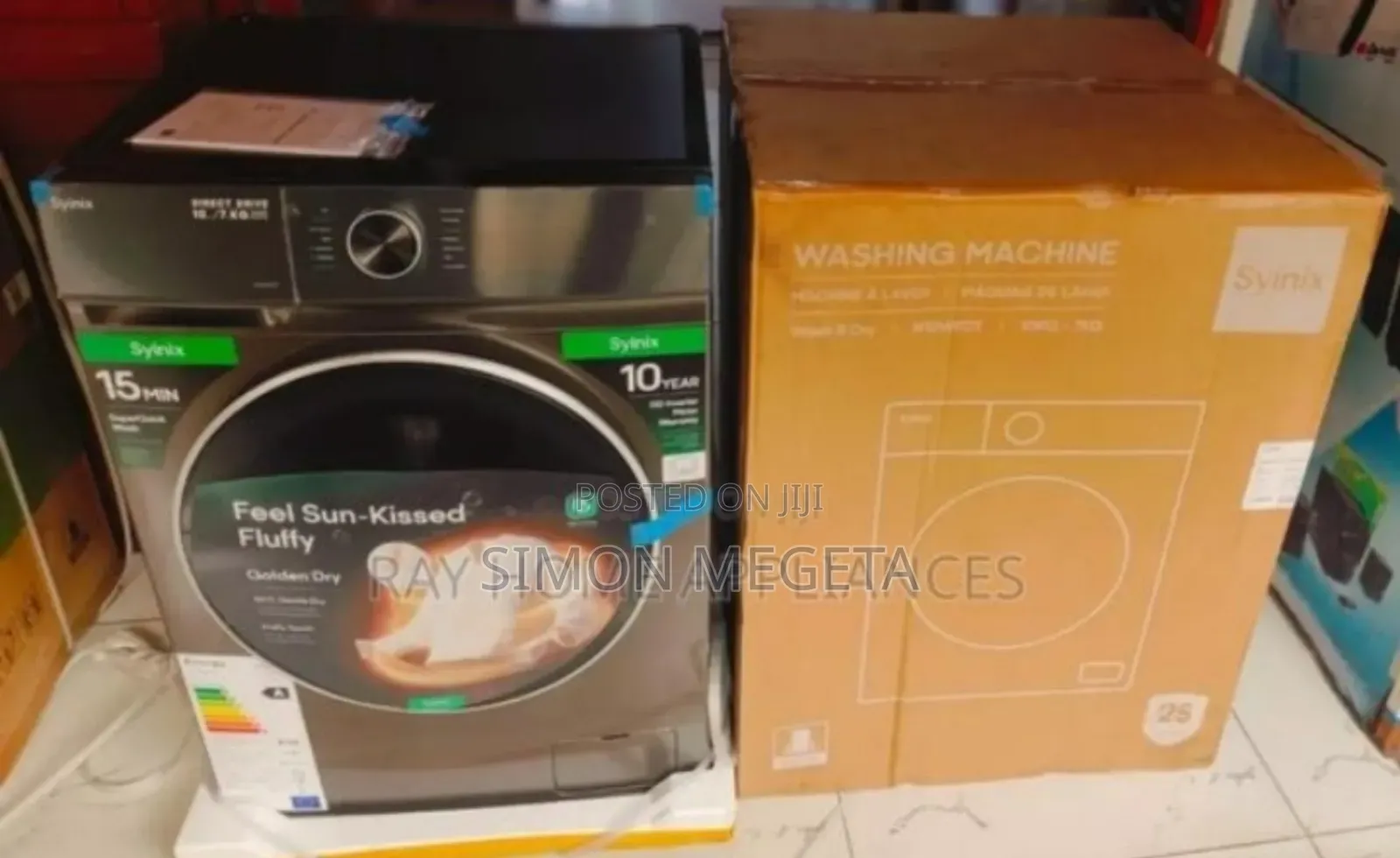 WTH 5years Warranty Syinix 10kgs Wash and Dry Washing Machine