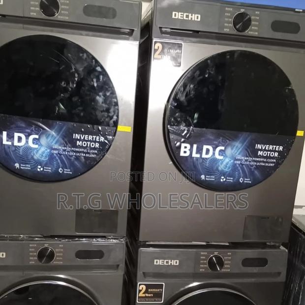 Decho 10kg Inverter Front Load Washer – Large Capacity