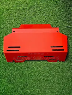 Toyota Hilux 2016 - 2020 TRD Skid Plate Red With Bracket and Screws
