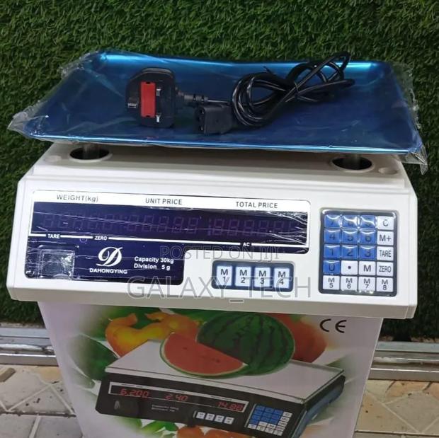 Acs 30kg Flat/Armless Computing Scales