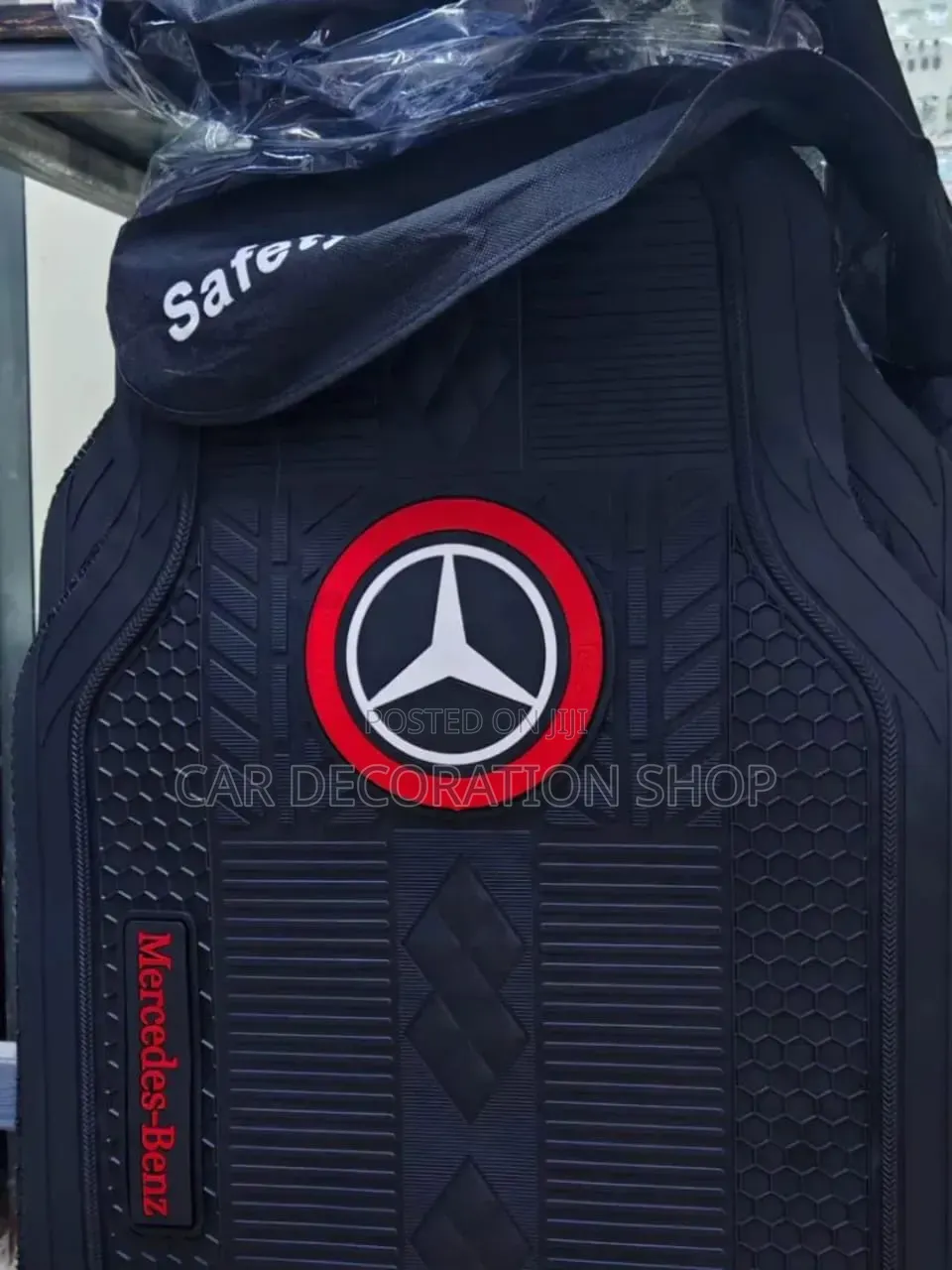 Mercedes Logo Car Floor Pattern Design Mats