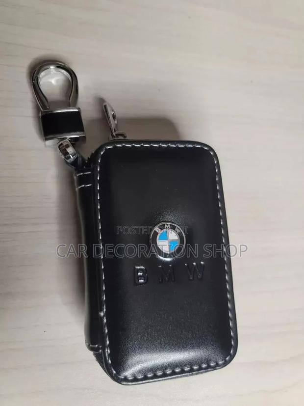 BMW Leather Key Fob Case Pocket