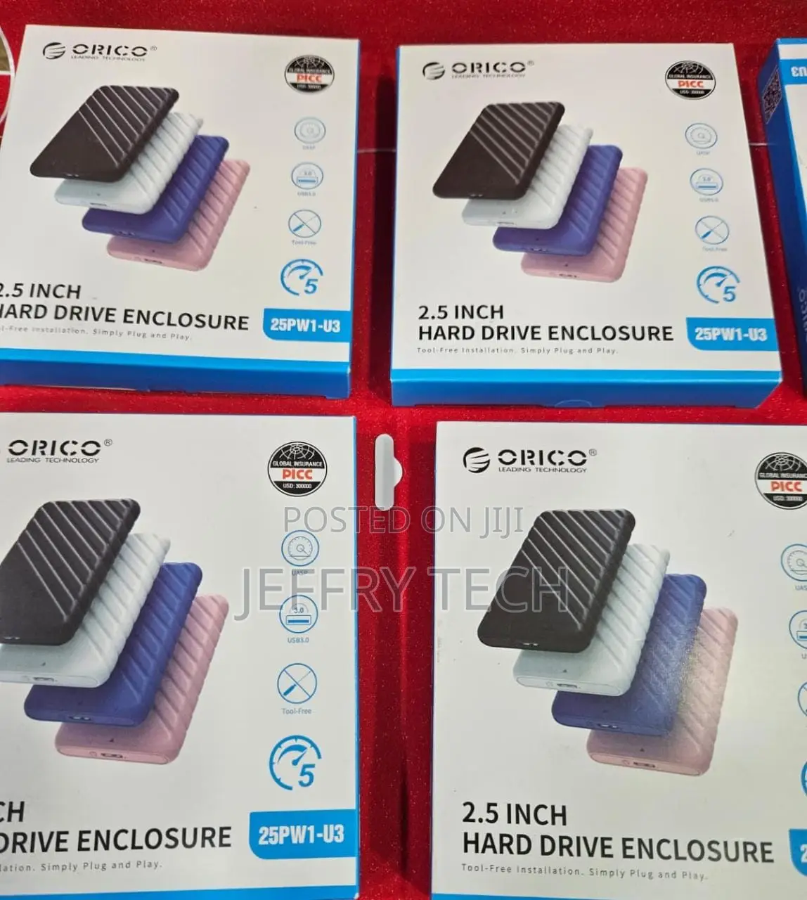 Orico 2.5-Inch Hard Drive Enclosure, Specifically Model 25pw1-U3.