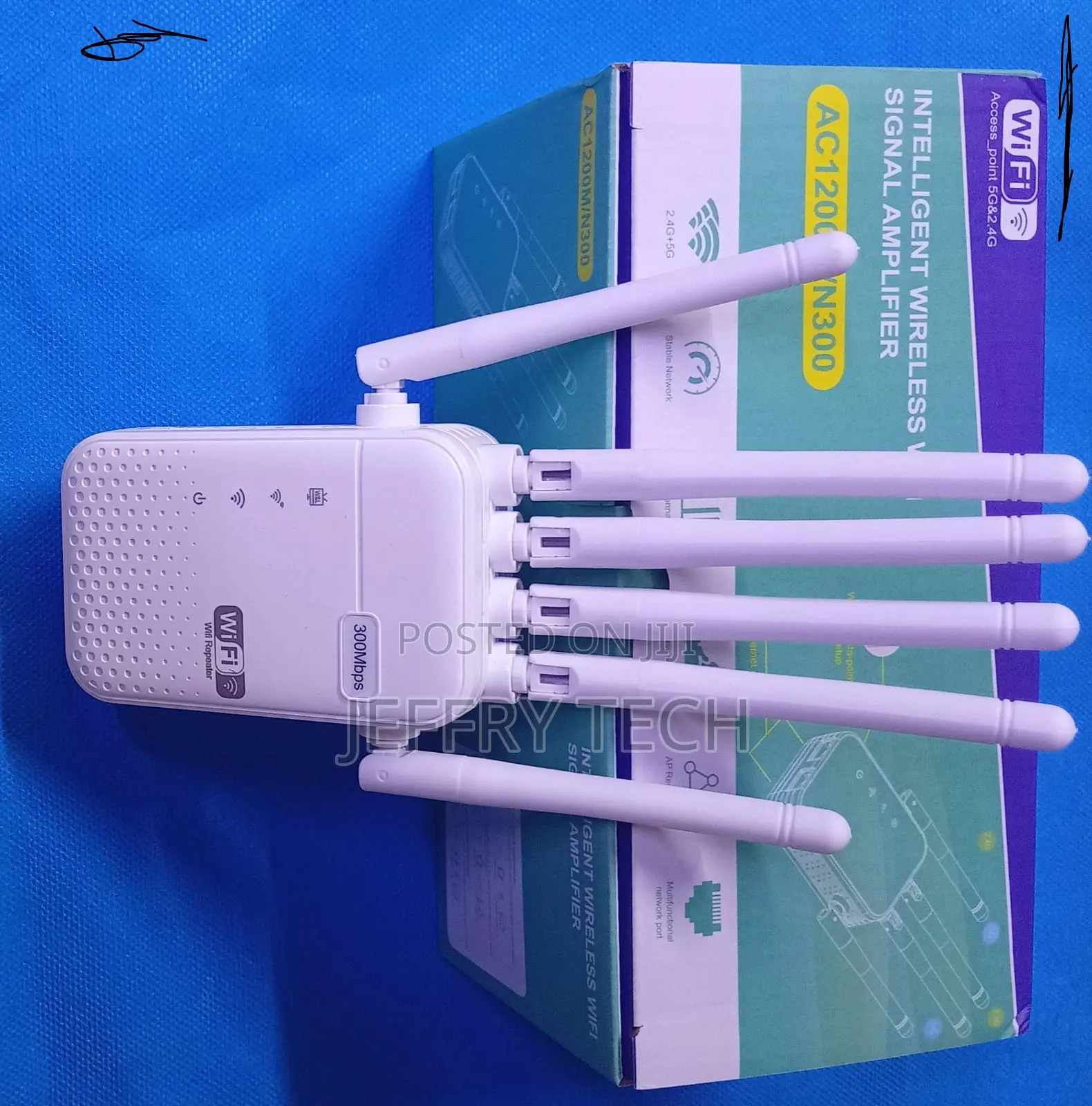 Ac1200m/N300 Wifi Range Extender To Eliminate Signal Dead Zones