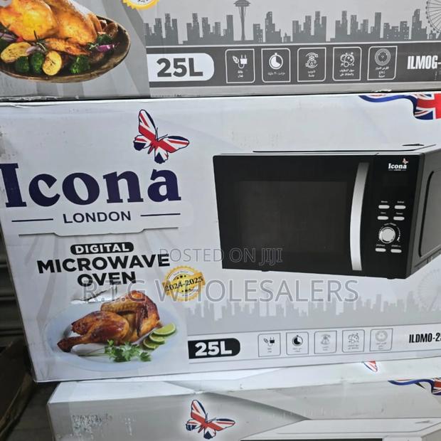 25l Icona Digital Microwave With Led Control Panel