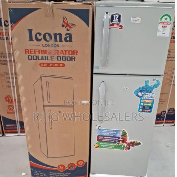 Icona 138 Litres Fridge Top Freezer Double Door Design