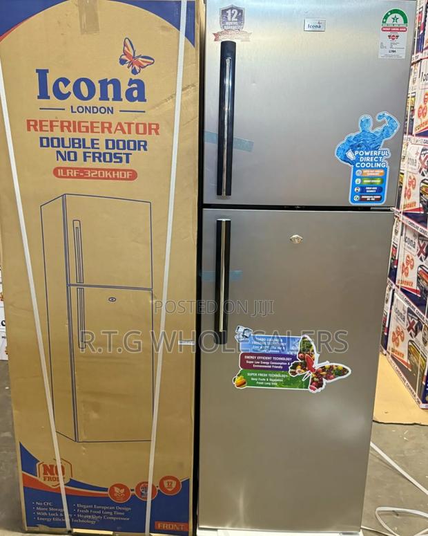 275l Icona Frost Free Double Door Fridge With Handle