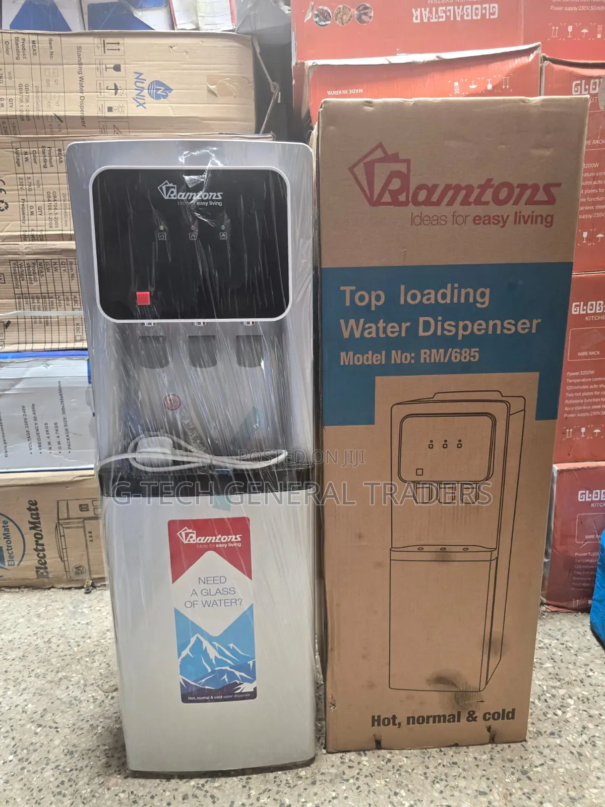 Ramtons Rm/685 3 Taps Dispenser With Compressor Cooling