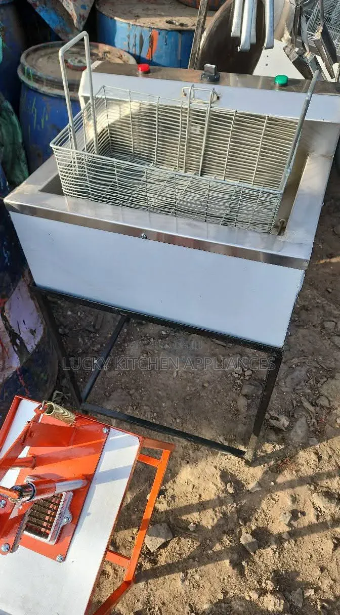Stainless Steel Deep Madazi/Fish Fryer.