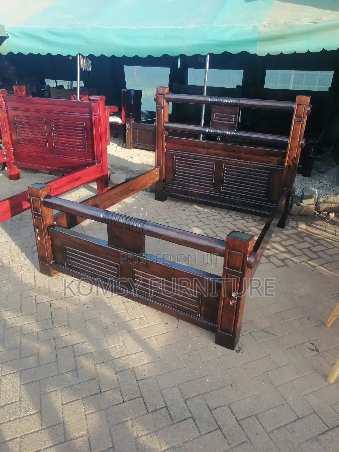 Premium Mahogany Bed Queen Size
