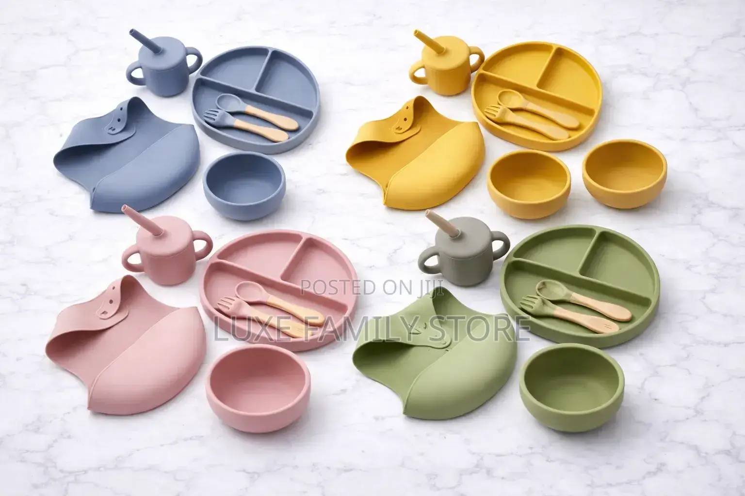 Silicone Baby Feeding Set (Complete Weaning Kit) 