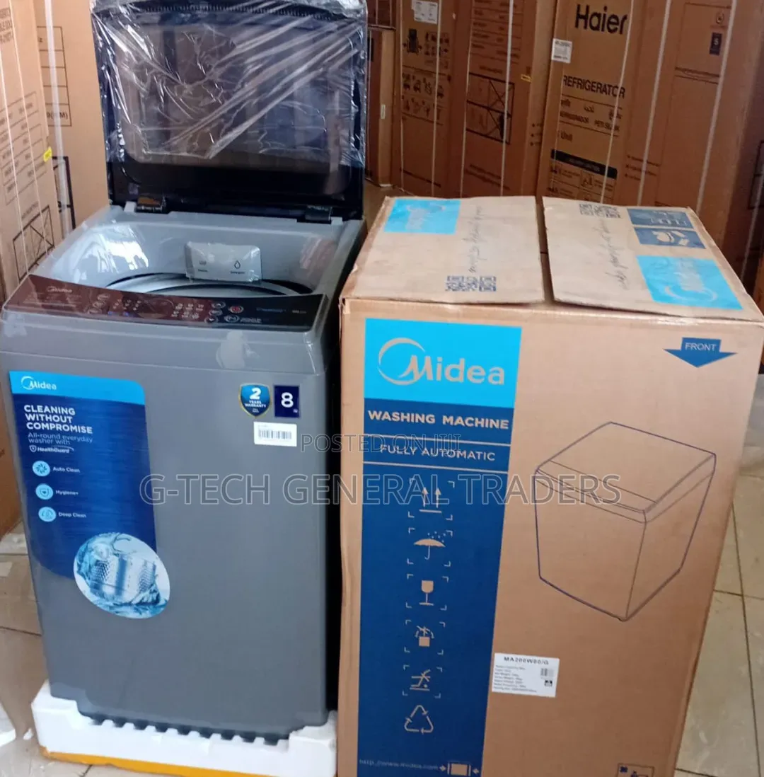 Midea 8kg Top Loader Fully Automatic Washing Machine (1yr Warranty)