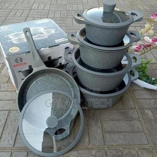 Bosch 11pc Grey Cookwares Silicone Lid Covers
