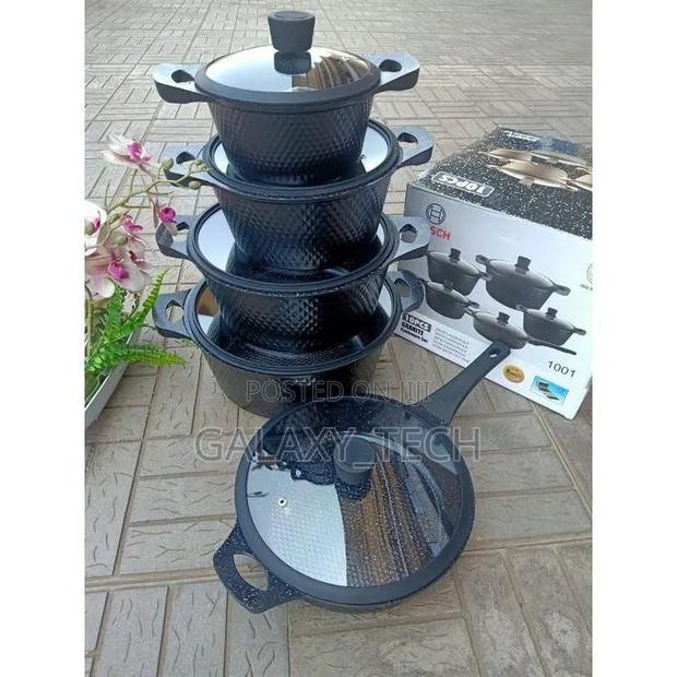 Bosch Silicone 11pc Black Cookwares