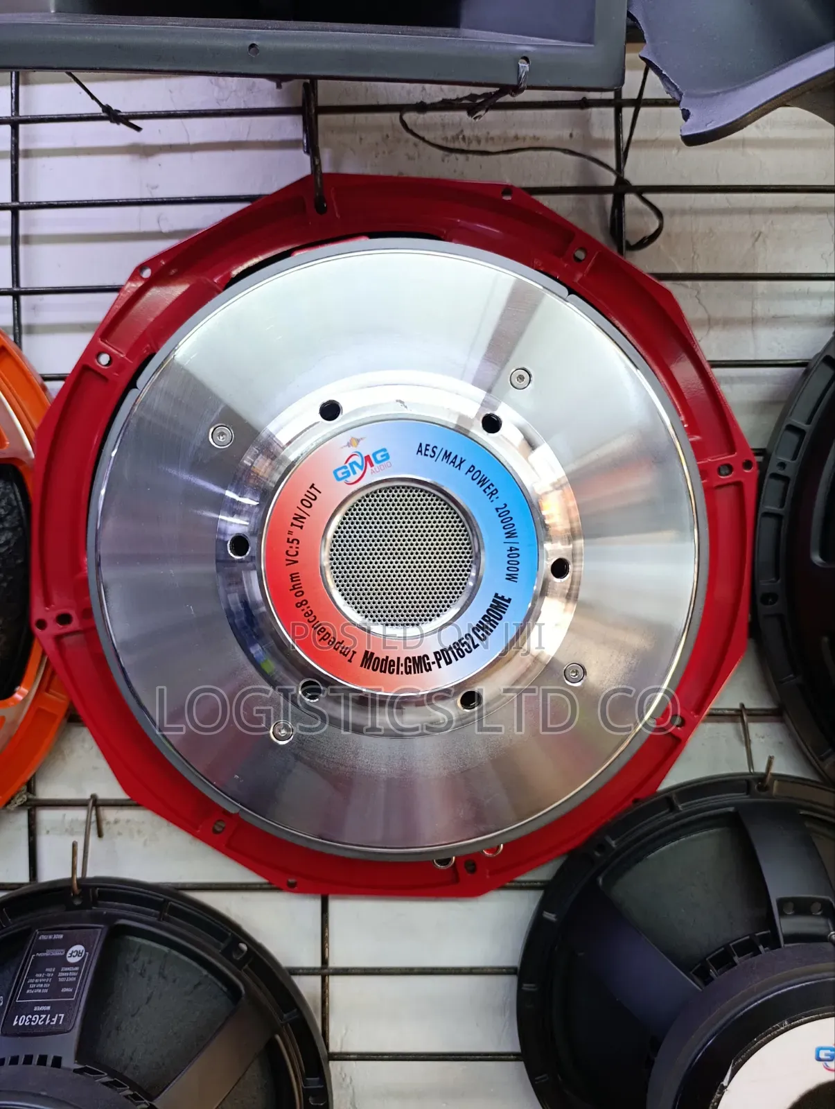 GMG Pd1882 Chrome 125mm Voice Coil in and Out 2000watts Bass Speaker