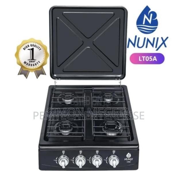 Color Black Nunix 4 Burner Cooker. Table - main view