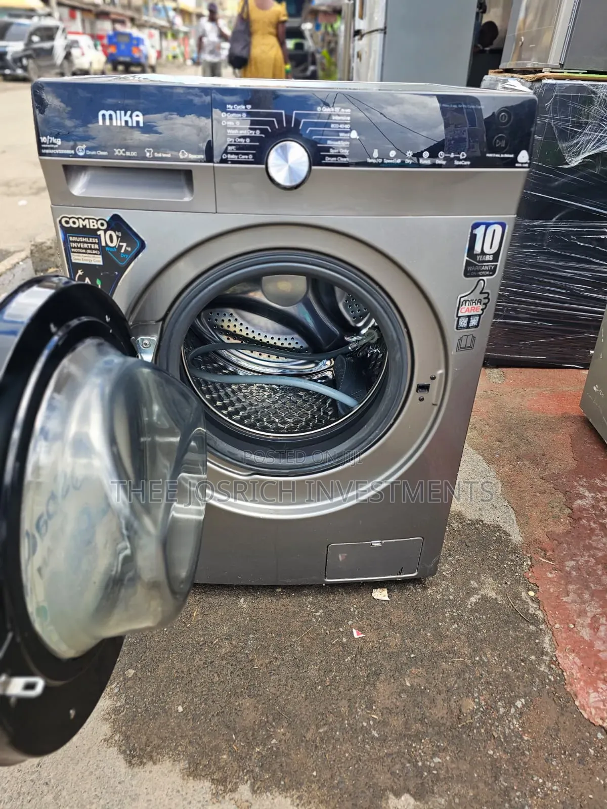 Mika Washing Machine 10kg /7kg Wash and Dry