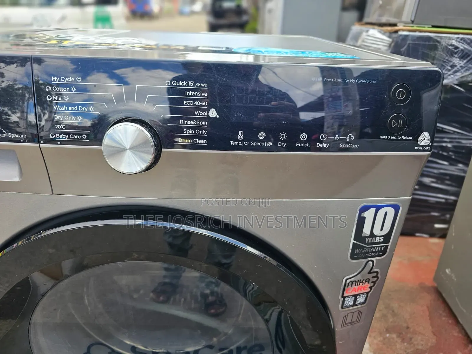 Mika Washing Machine 10kg /7kg Wash and Dry