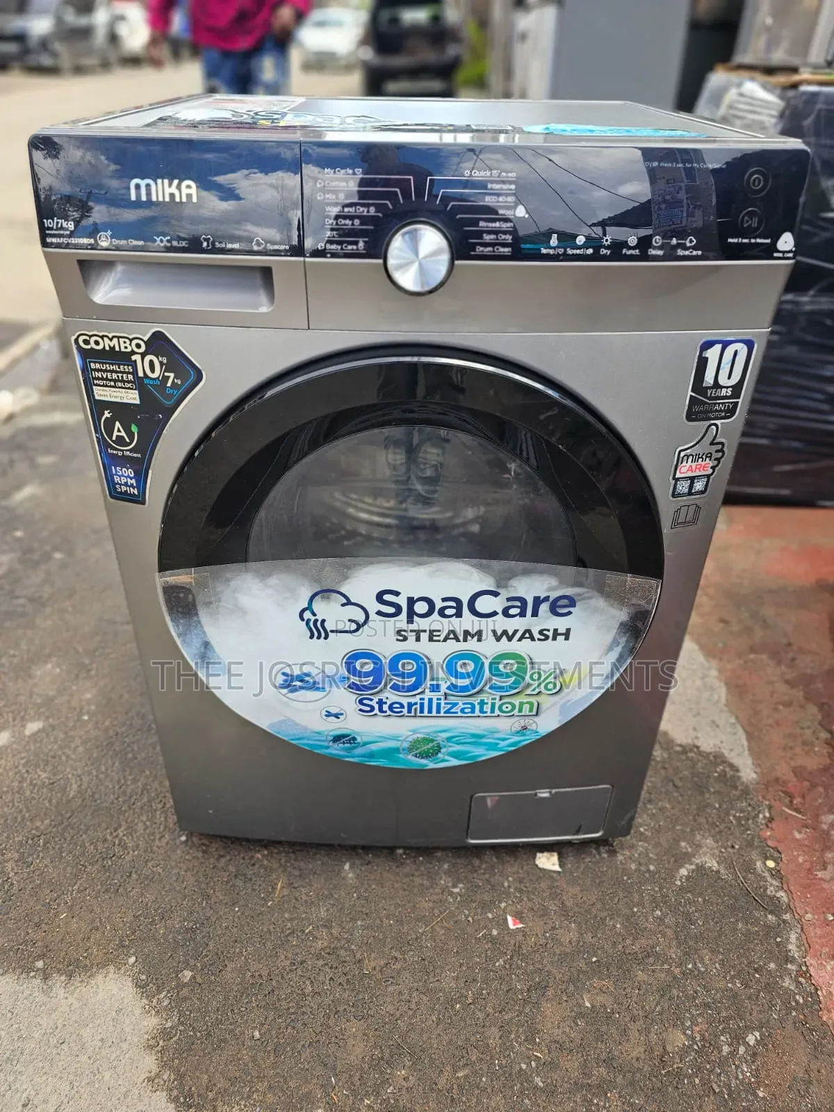 Mika Washing Machine 10kg /7kg Wash and Dry