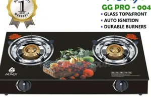 2gas Burner Nunix 2burner Glasstop Cooker. With Warranty
