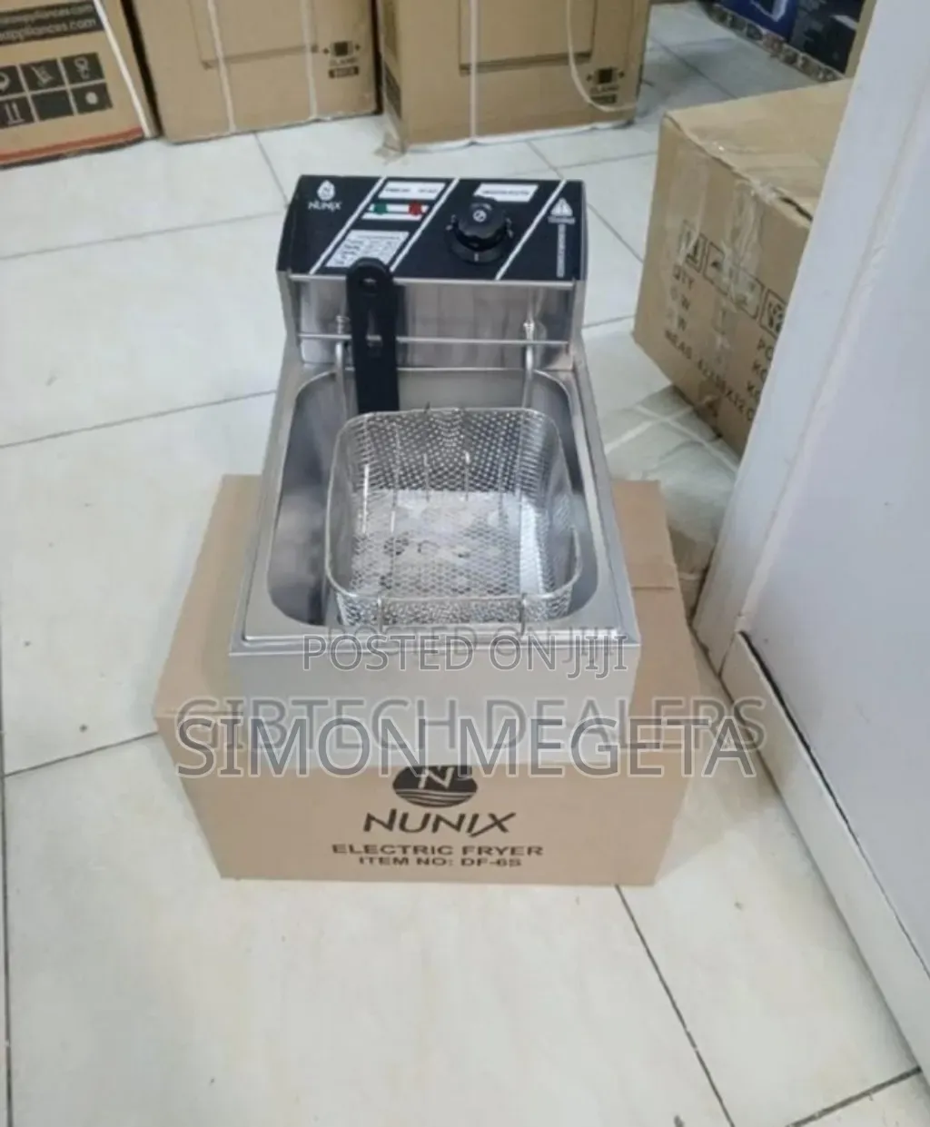 For Business Nunix Single Deep Fryer. Capacity 6litres