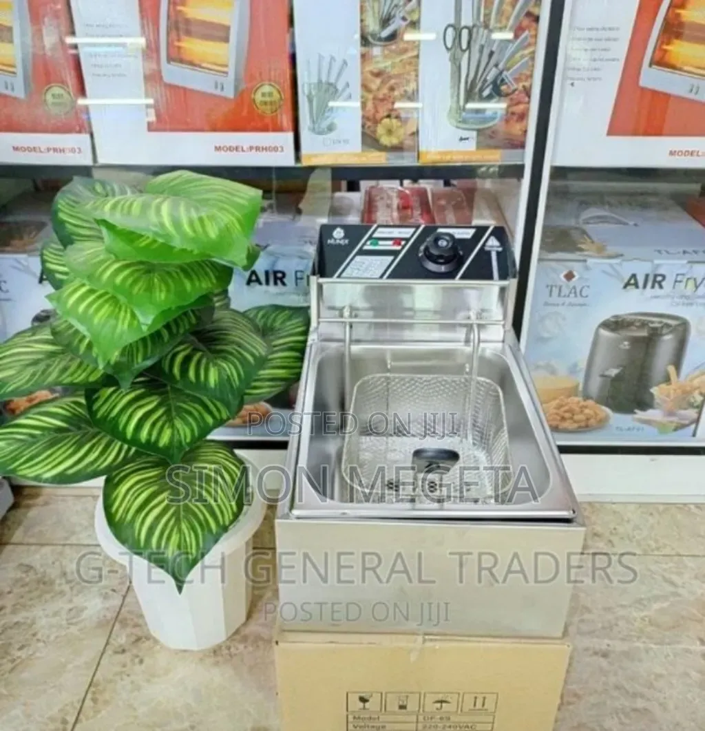 With 14months Warranty Nunix Single Deep Fryer. 6litres