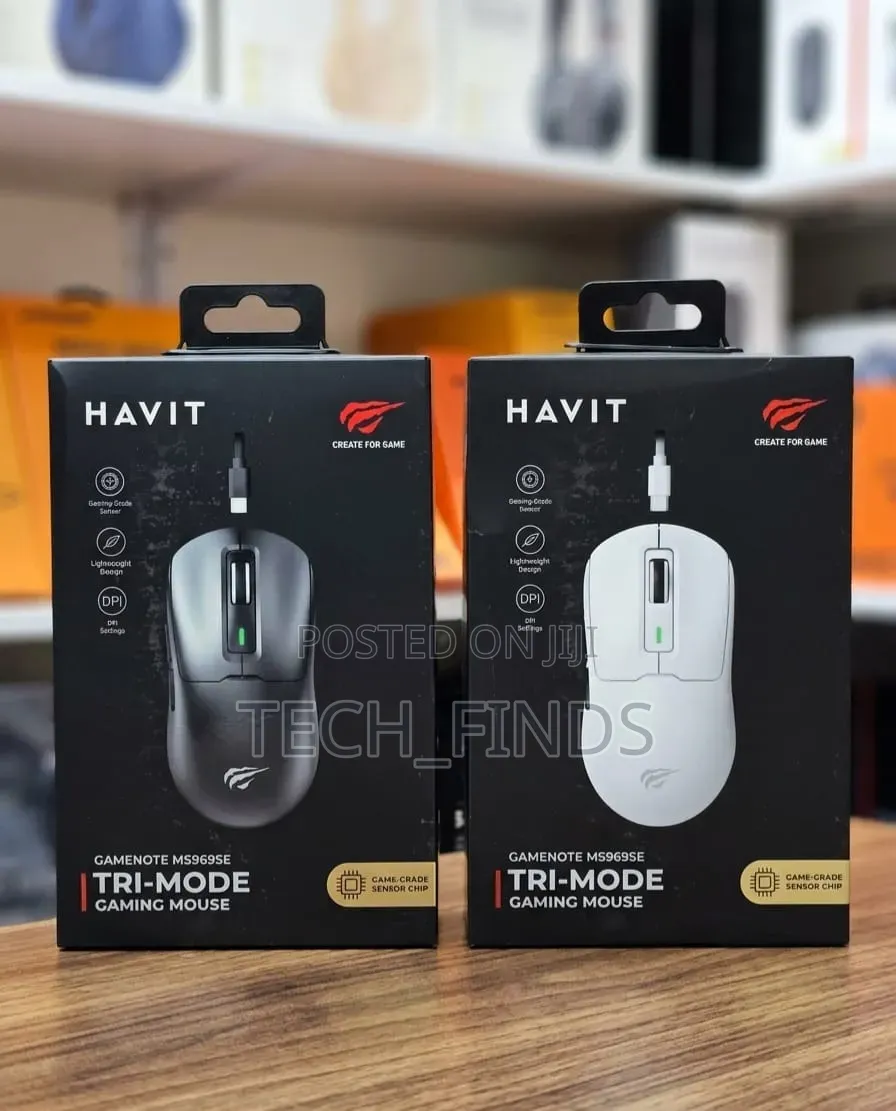 Havit Ms969se Tri-Mode Gaming Mouse(Rechargeable)