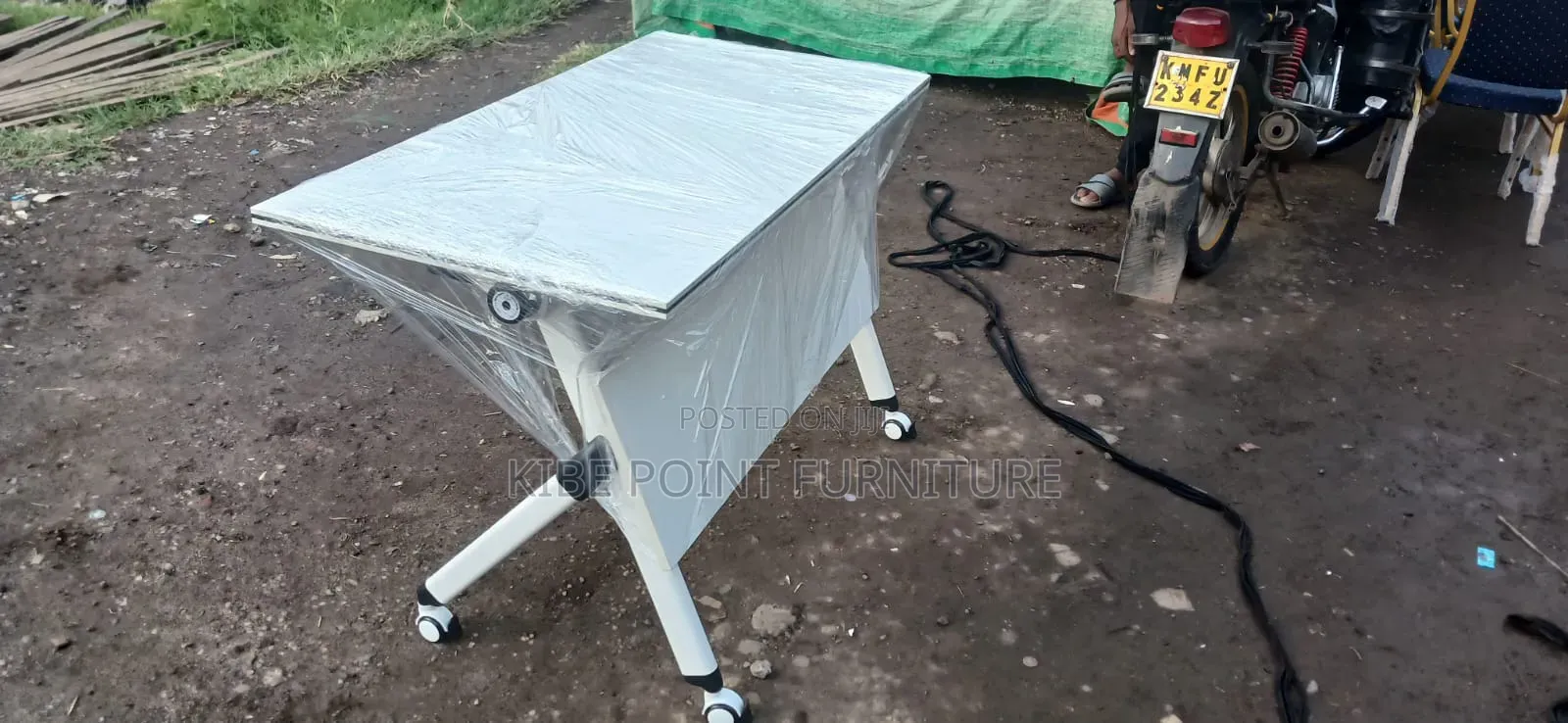 Foldable Home White Study Table Available