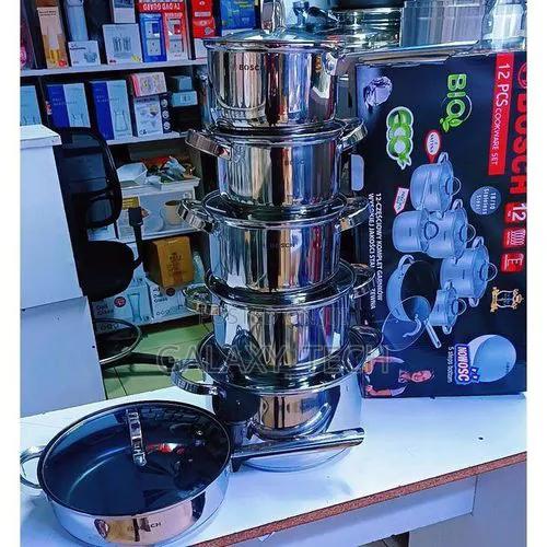 12pcs Bosch Stainless Steel Cookwares - thumbnail 2