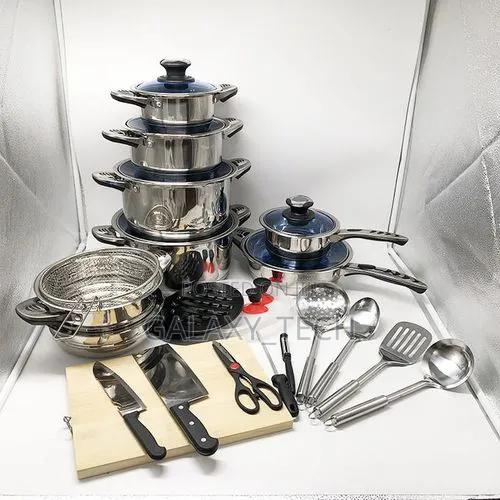 Marwa 30pcs Stainless Cookwares Sets