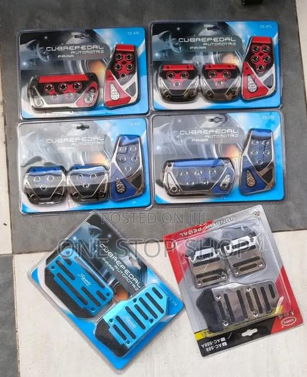 3pc Manual /2pc Automatic Pack Colored Pedal Covers Universal Fit
