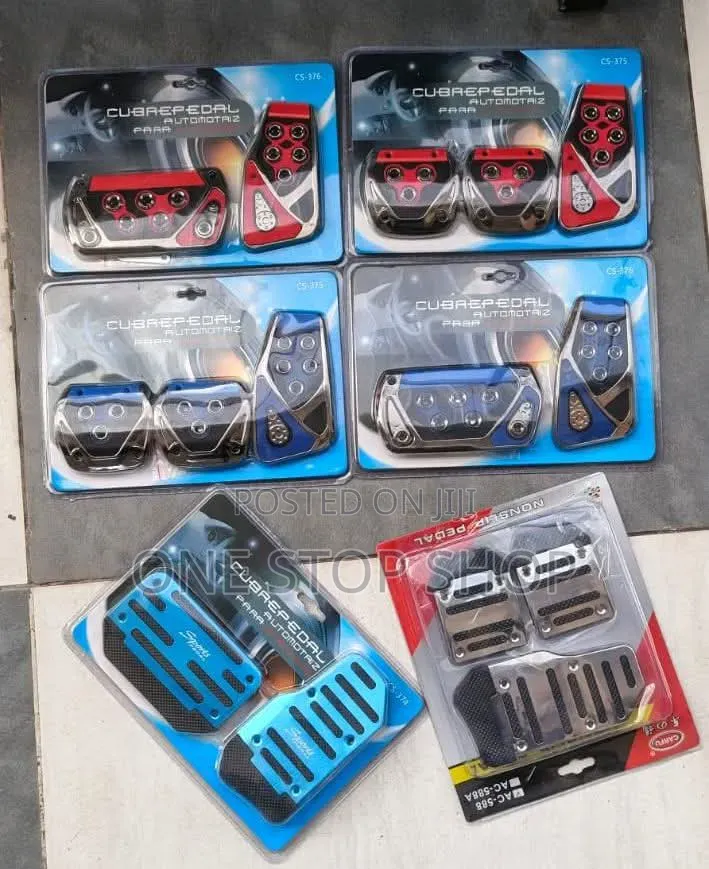 3pc Manual /2pc Automatic Pack Colored Pedal Covers Universal Fit
