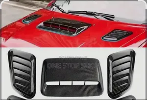 3in1 Bonnet Decoration Are Air Vent Carbon Fiber Finish 1500-2300