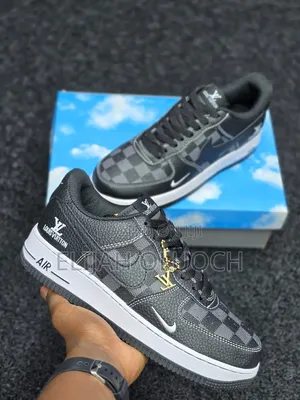 Nike Airforce Louis Vuitton Checkerboad Pattern