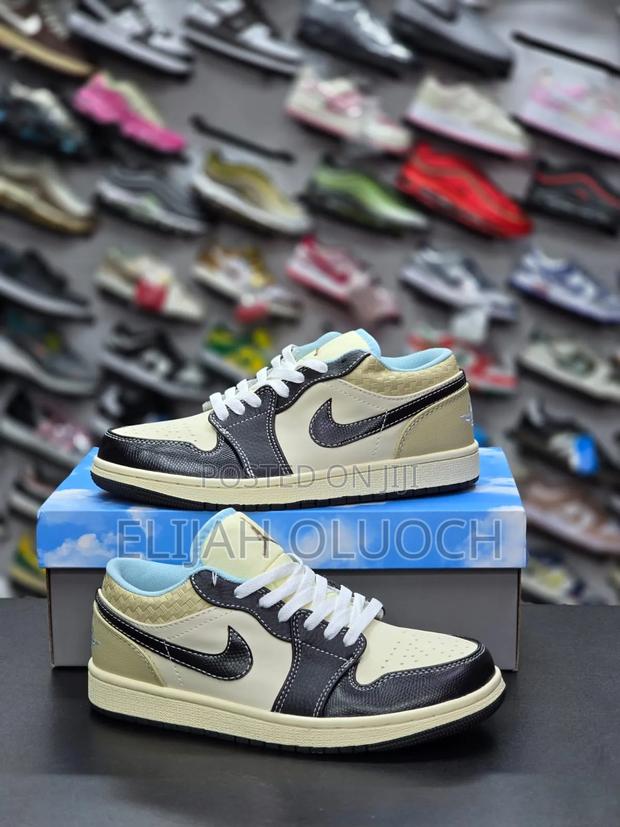 Nike Air Jordan 1 Low Se in the "Coconut Milk Black Muslin"