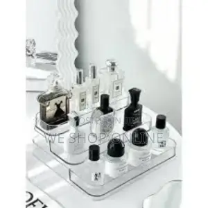 Acrylic Display Shelf Vanity Perfume Holder Organizer
