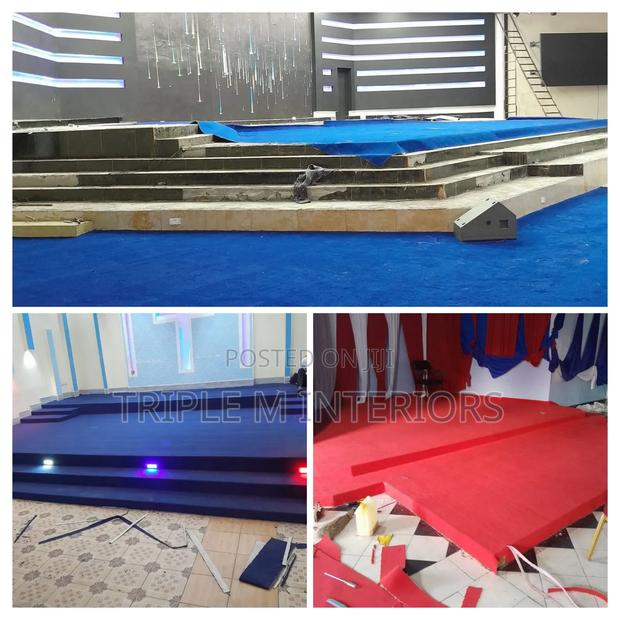 Worship Stage Carpet Flooring