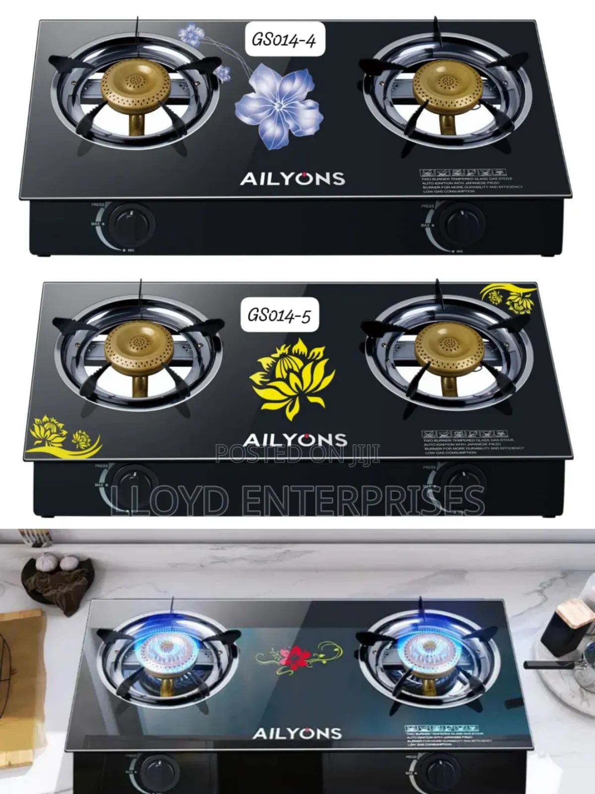Table Top Cooker -2 Burners -Ailyons