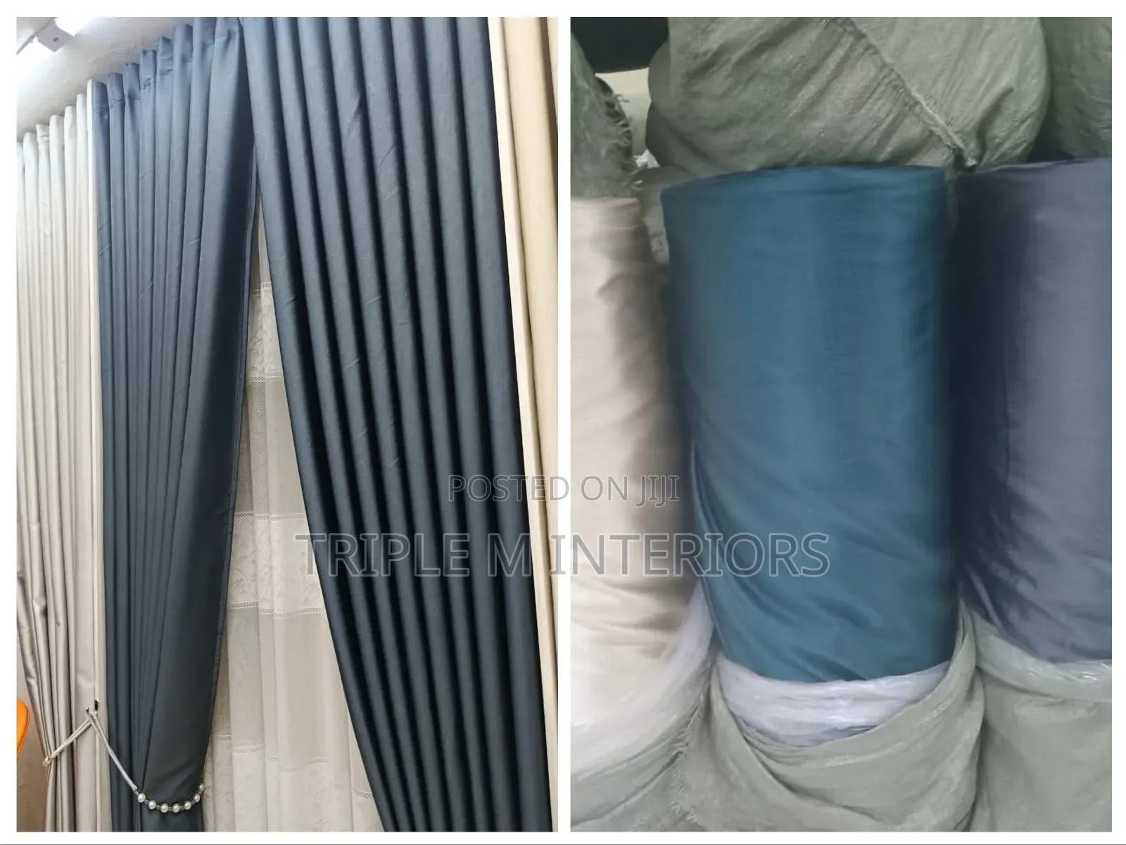 Controlled Lighting Interior Curtain Setup