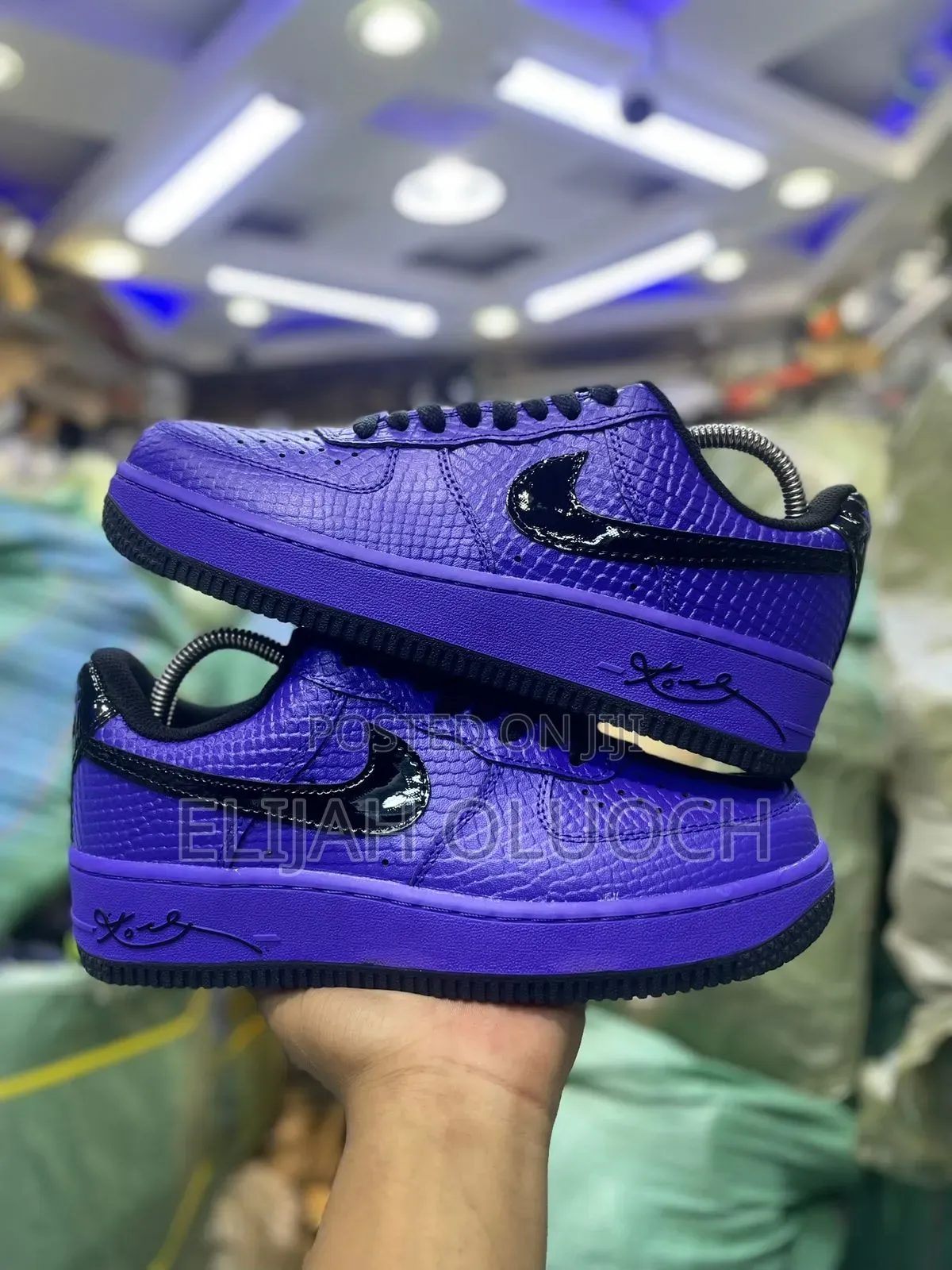 Nike Airforce 1 “X Kobe Protro” Purple 
Quality Leather