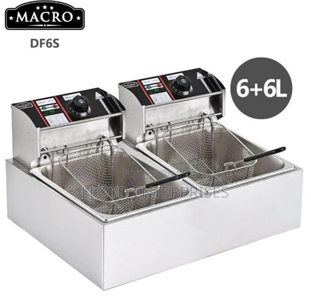 Macro Double Deep Fryer -12litres