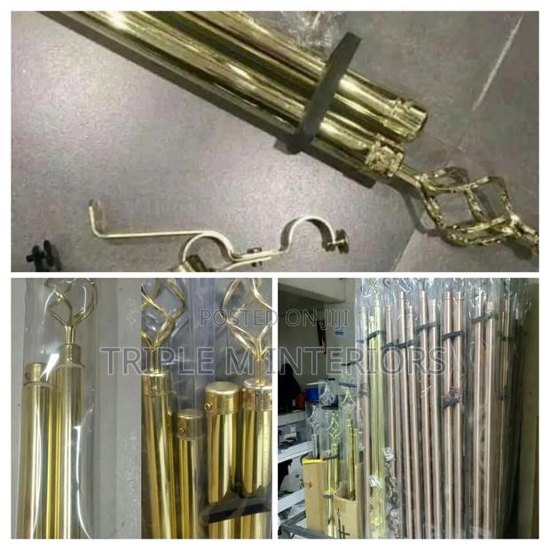 Solid Imported Window Rod Fixture - main view