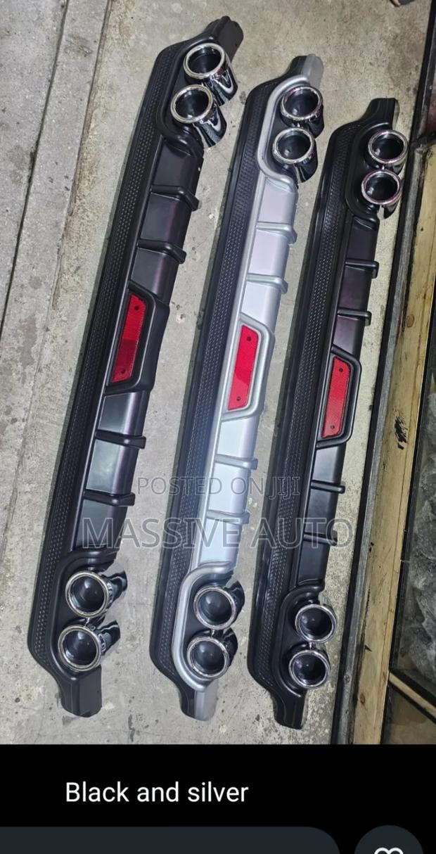 Universal Car Rear Diffuser/ Car Rear Diffuser With Exhaust Tip