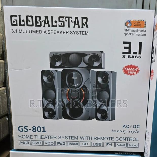 Globalstar 3.1 Channel Speaker System With Remote Control