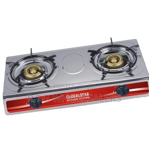 Globalstar Stainless Steel 2 Burner Table Top Cooker Stove