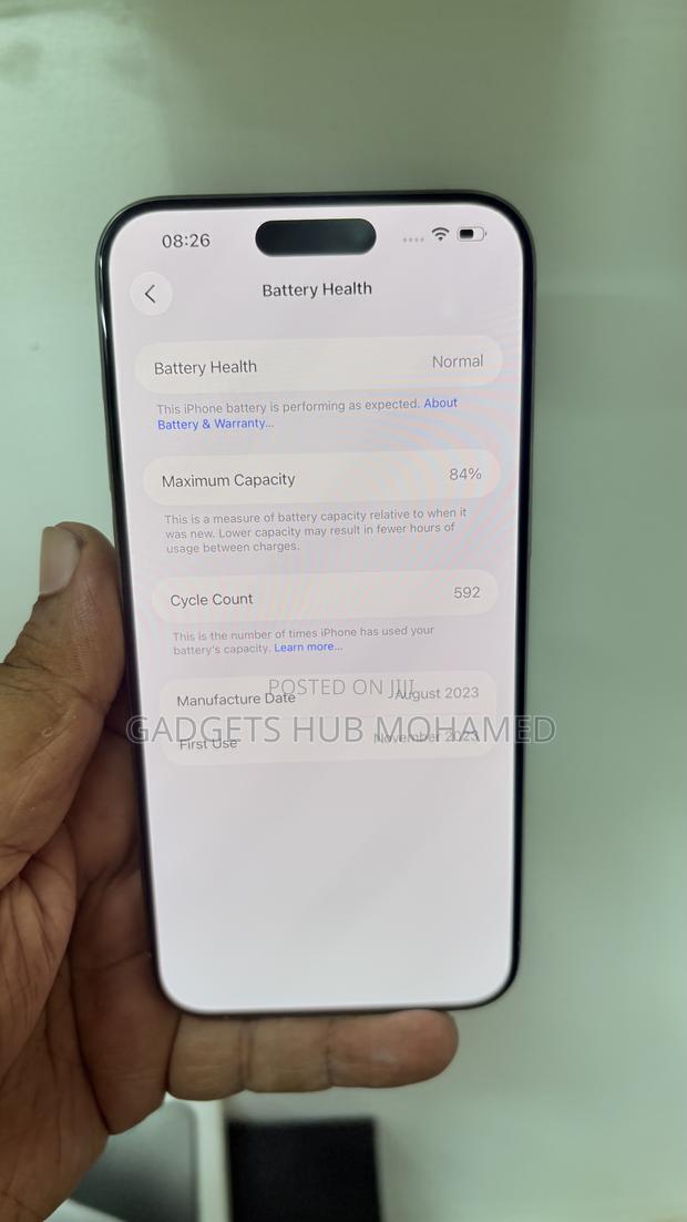 Apple iPhone 15 Pro Max 512 GB Silver - thumbnail 3