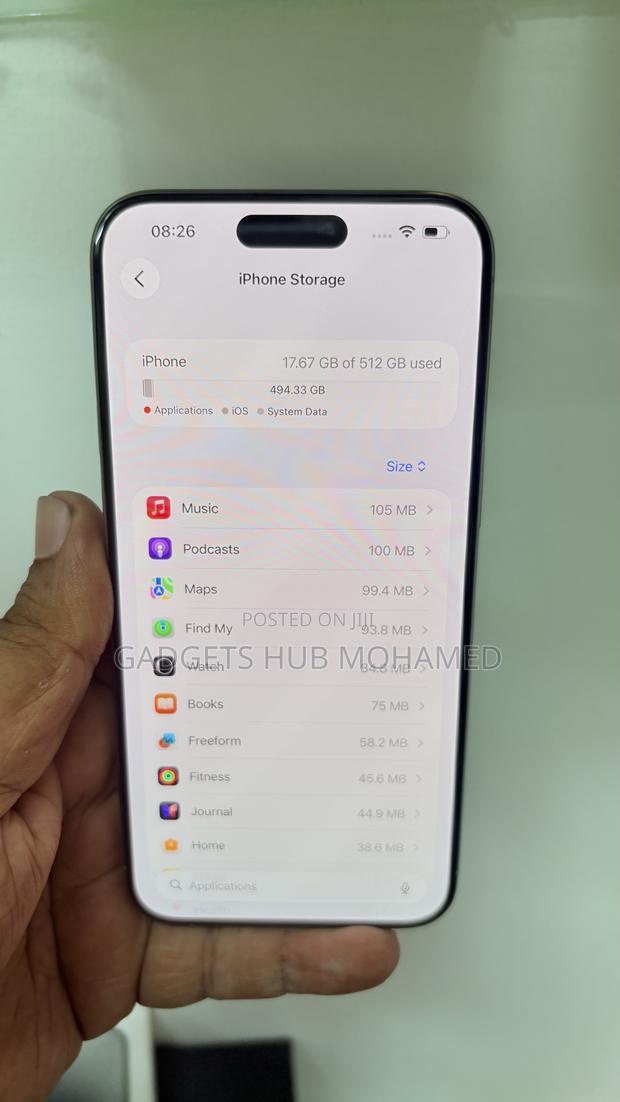 Apple iPhone 15 Pro Max 512 GB Silver - thumbnail 2