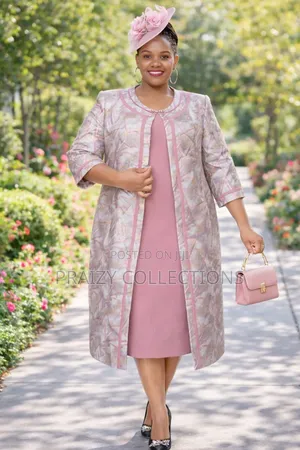 Mama's 2-Piece Set Dress+Long Coat