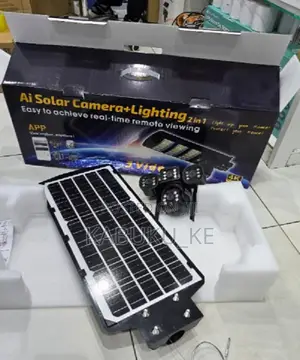 3lens Solar PTZ Flood Light Camera 4g V380 450w Outdoor Security Camer