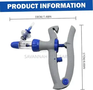 Intramuscular, Auto Injector Syringe Gun for Goat Cattle (5ml Syringe)